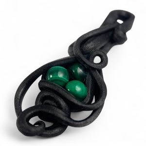 SET DE FANTAISIE EN MALACHITE