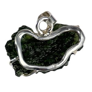 APPOLO, pendant - Moldavite, silver 925/1000