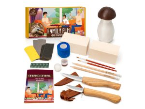 Mushroom, BeaverCraft hobby kit Family Fun Carving Hobby Kit DIY09