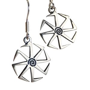 KOLOVRAT, silver earrings