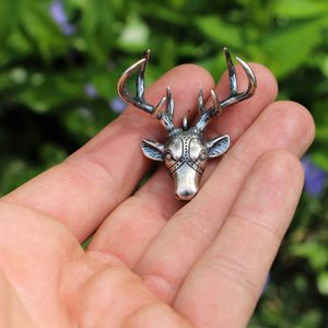 DEER, necklace, sterling silver