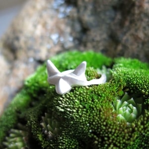 LITTLE FOX, Cubist Ring, Sterling Silver