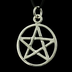 PENTAGRAM, silver pendant, Ag 925, small