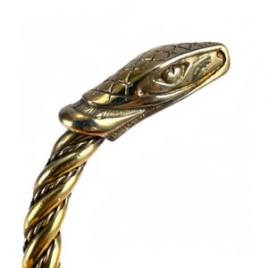 SNAKE, brass bracelet