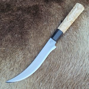 Japanisches Gokujo-Messer aus Edelstahl, Birke