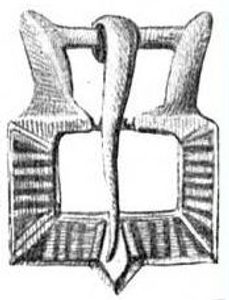 Boucle de Ceinture Médiévale, Rus, Bronze