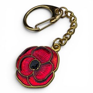 Poppy keyring