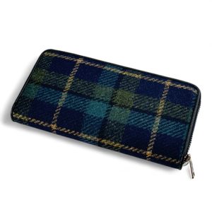 Irish wool wallet - tartan