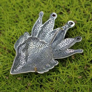 FEUERVOGEL, Silberanhänger mit Granaten, Ag 925 12g