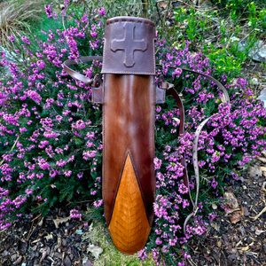 Leder Köcher, frühes Mittelalter - Hedeby, Bayeux