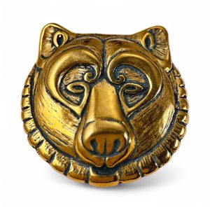 BÄR, Kopf, Anhänger, Bronze