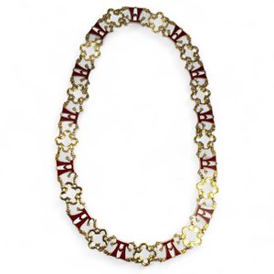 Ritter-Halskette - mittelalterlich, Messing, vergoldet