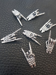 DEVIL HORNS - pendentif en argent pour les rockers