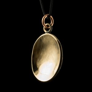 WOLF TRACK, pendant, bronze