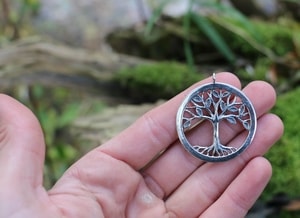 Tree of Life pendant - Large, sterling silver