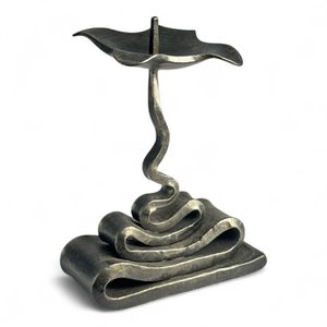 VOLUTE, forged candlestick