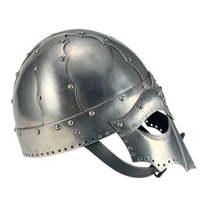 STEINAR, viking helmet, polished