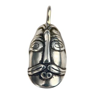 ASKA, massive silver viking pendant, Ag 925
