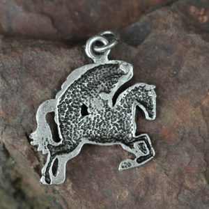 PEGASUS, pendant, zinc antique silver