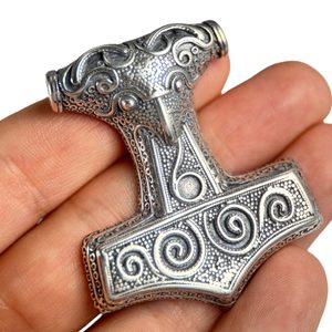 RAVEN THOR HAMMER, Scania, pendant, silver 925, 17 g.