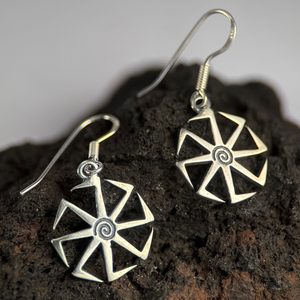 KOLOVRAT, silver earrings
