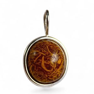 ORBIAL, snake jasper, silver pendant, Ag 925/1000