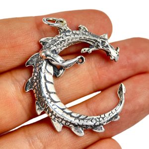 UROBOROS - pendentif Dragon, argent
