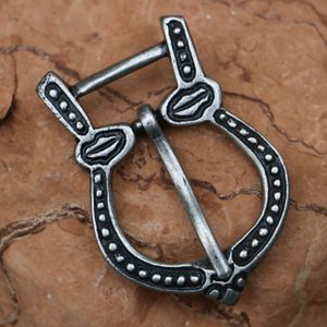 RUS VIKING BELT BUCKLE, antique silver, zinc