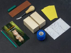 Carving set for the whole family, bear, DIY05