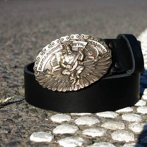 Cosaque - BORN TO BE FREE, boucle de ceinture, laiton