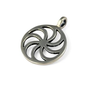 SUN SYMBOL III, silver pendant