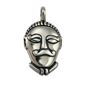 CELTIC HEAD, Msecke Zehrovice, silver pendant