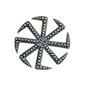 SLAWISCHER KREIS, Symbol der Sonne, Anhänger, Silber 925