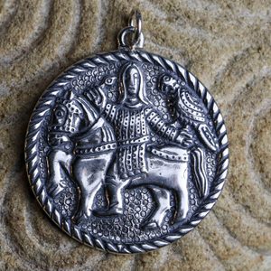 MEDIEVAL FALCONER MORAVIA MAGNA STERLING SILVER PENDANT - PENDANTS{% if kategorie.adresa_nazvy[0] != zbozi.kategorie.nazev %} - SILVER JEWELLERY{% endif %}