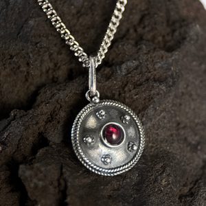 ANTICA ROMA, pendentif en argent avec un joyau