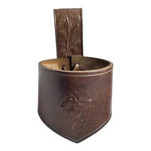 Horaire de corne en cuir Moose - Cadeau pour chasseurs