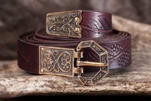 ARTHUR, LUXURY MEDIEVAL BELT, BRONZE - BELTS{% if kategorie.adresa_nazvy[0] != zbozi.kategorie.nazev %} - LEATHER PRODUCTS{% endif %}