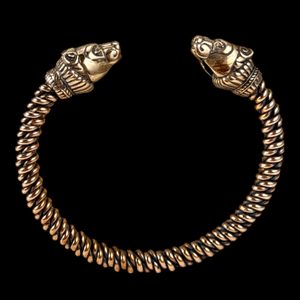 Björn, nôtre, bracelet, bronze