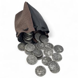 25 paniers Charles IV. et un sac en cuir