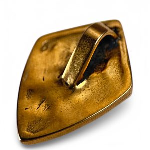 Fleur de Lis dans le bouclier, pendentif en bronze