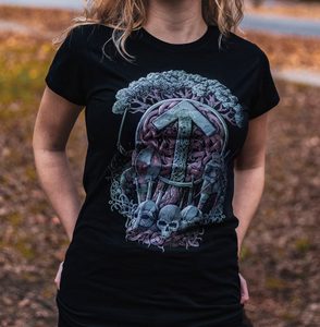 TIWAZ - COLLECTION FUTHARK, WOMEN'S T-SHIRT COLORED - DAMEN-T-SHIRTS{% if kategorie.adresa_nazvy[0] != zbozi.kategorie.nazev %} - T-SHIRTS, BOOTS - ROCK MUSIC{% endif %}