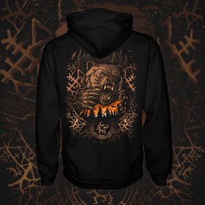 SIBERIAN BEAR SPIRIT HOODIE ZIPPER, NAAV - HOODIES{% if kategorie.adresa_nazvy[0] != zbozi.kategorie.nazev %} - T-SHIRTS, BOOTS{% endif %}