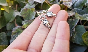 DEER - SKULL, EARRINGS SILVER - EARRINGS{% if kategorie.adresa_nazvy[0] != zbozi.kategorie.nazev %} - SILVER JEWELLERY{% endif %}