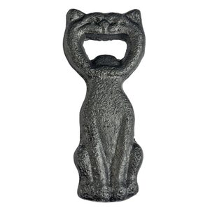 Cat, beer opener, cast iron