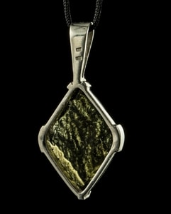 ORIEL, MOLDAVITE, SILVER PENDANT - MOLDAVITES, CZECH{% if kategorie.adresa_nazvy[0] != zbozi.kategorie.nazev %} - SILVER JEWELLERY{% endif %}