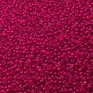 Preciosa seedbeads, red, transparent 10 / 0