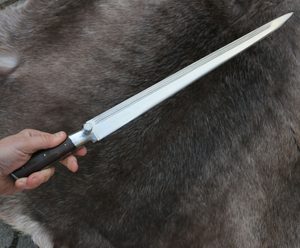 Langmesser Myslejovice, XV. century, sharp replica
