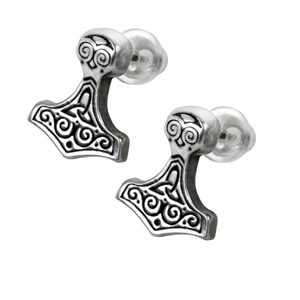 Thor Hammer, earrings, Alchemy England