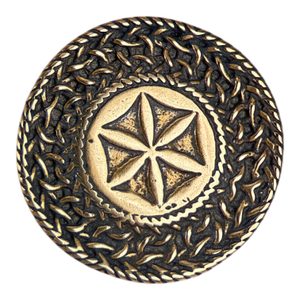 SVAGRA, Indoeuropean Sun symbol, bronze, pendant