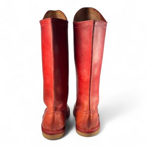 Cossack boots, red